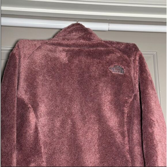 The North Face Osito Fleece Jacket Women’s M Mauve Soft Plush Zip-Up TNF Coat - Picture 7 of 8